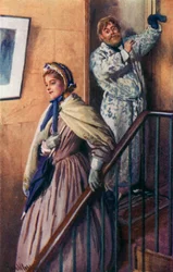 Illustration for Good Wives by Louisa M. Alcott