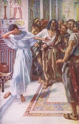 Joseph Known to His Brethren (Illustration from Pictures That Teach The Crown Series, 1920)