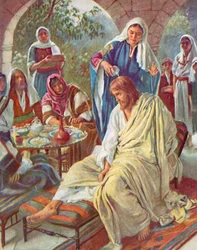 Mary Anointing Jesus, Matthew 26:7