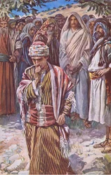 The rich young ruler, illustration from Harold Copping Pictures: The Crown Series