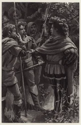 Valentine told them, that he was a man crossed by adversity, that he was going into banishment?