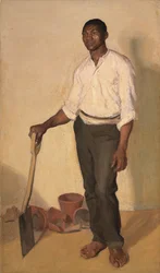 Portrait of a Black Gardener