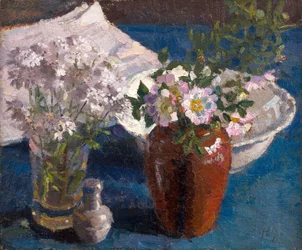 Still Life: Flowers on a Table