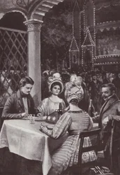 Illustration for Vanity Fair by William Makepeace Thackeray
