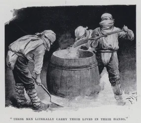 These men literally carry their lives in their hands