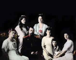 Portrait of the Russian imperial family