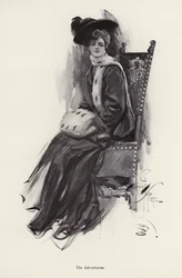 Portrait of a woman wearing winter clothes