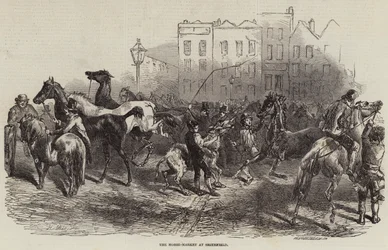 The Horse-Market at Smithfield