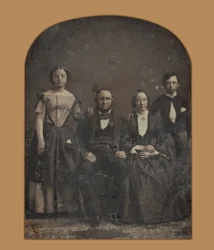 Group Portrait of an Unidentified Family