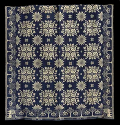 Double-weave coverlet