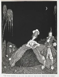 The Prince believed he had given her more wit than he had reserved for himself. Illustration for the story, 