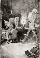 Illustration for A Christmas Carol from The Christmas Books by Charles Dickens