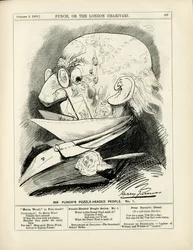 Illustration of Harry Furniss in Punch