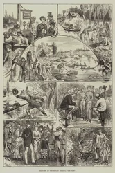 Sketches at the Henley Regatta