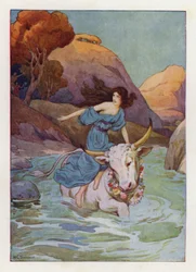 Into the Ocean Jupiter Plunged, and Away He Swam