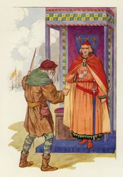 Old man, said Count John, I would I had had that right hand of yours lopped off rather than you should take this prize