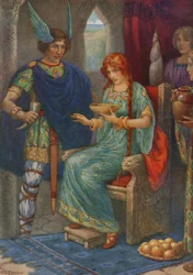 Skyrnir and Gerda, from 