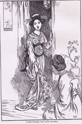 There entered the young princess (from the Bowl Wearing Princess)