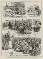 A Christmas Dinner Given by Actors to Poor Children in Lambeth