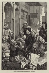 Egypt, reading the Queen