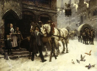 Outside the Village Inn