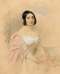 Portrait of Countess Marie von Tattenbach, née von Lion