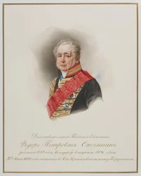 Portrait of Fyodor Petrovich Opochinin 1779-1852, c. 1850