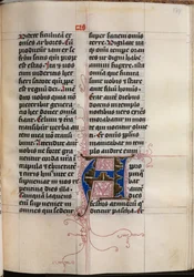 Gospel Book with Evangelist Portraits: Decorated Initial