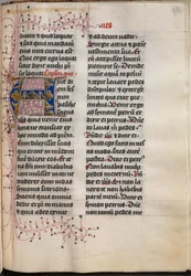 Gospel Book with Evangelist Portraits: Decorated Initial