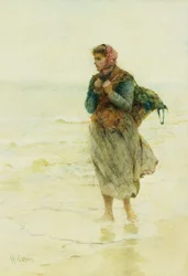 A Rising Tide, Jetsam and Flotsam: A Young Seaweed-Gatherer at the Water