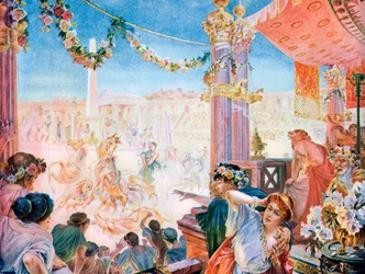 The Circus of Nero or the Circus of Caligula, Rome