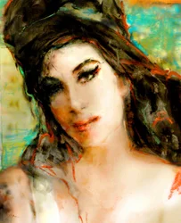 Mysterious Woman Portrait