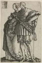 Dancing Couple, Plate Eleven from The Large Wedding-Dancers