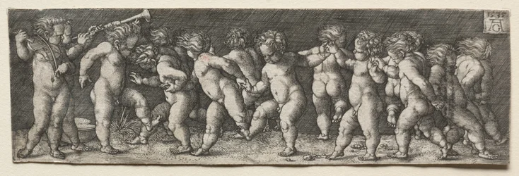 Fifteen Nude Children Dancing, 1535