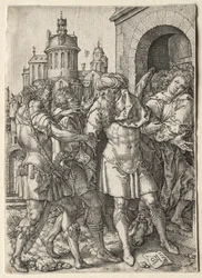 The Story of Lot: Lot Prevents the Sodomites from Violence, 1555