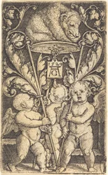 Three Cupids and a Bear
