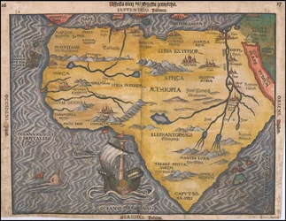 1592 Map of Africa