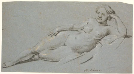 Reclining Female Model
