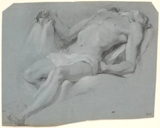 Lying Male Model; Study for Pietà?