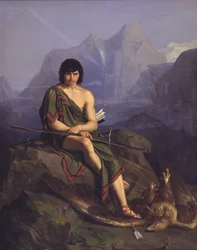 An Archer Resting After Killing an Eagle