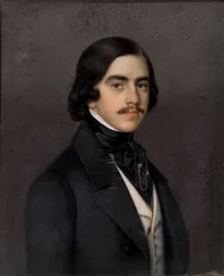 Portrait of Mikhail Alexandrovich Bakunin