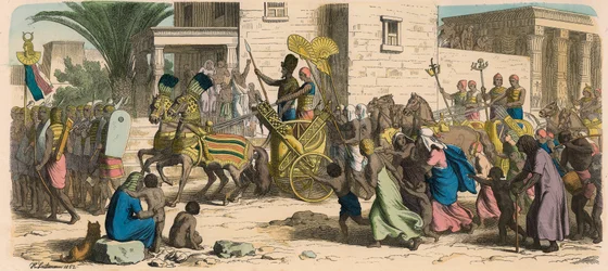 Ancient Egypt: The Pharaoh marching to war