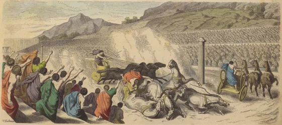 Chariot Racing at the Olympic Games in Ancient Greece