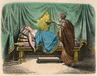 Greece at the time of the Republics: Bed