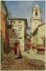 H. Petersen-Flensburg, Street in Sestri Levante