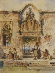 Genre Scene in Venice