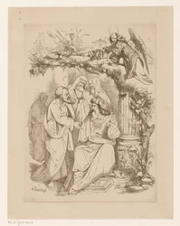 Judas Iscariot with the High Priests (Avarice) (Capital Sins and the Fall of Man)