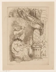 Man at a Banquet Being Served More Wine