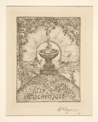 Bookplate: Else Hackenjost
