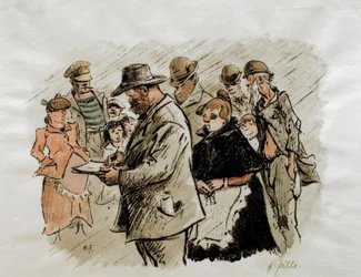 Zille Drawing in the Rain